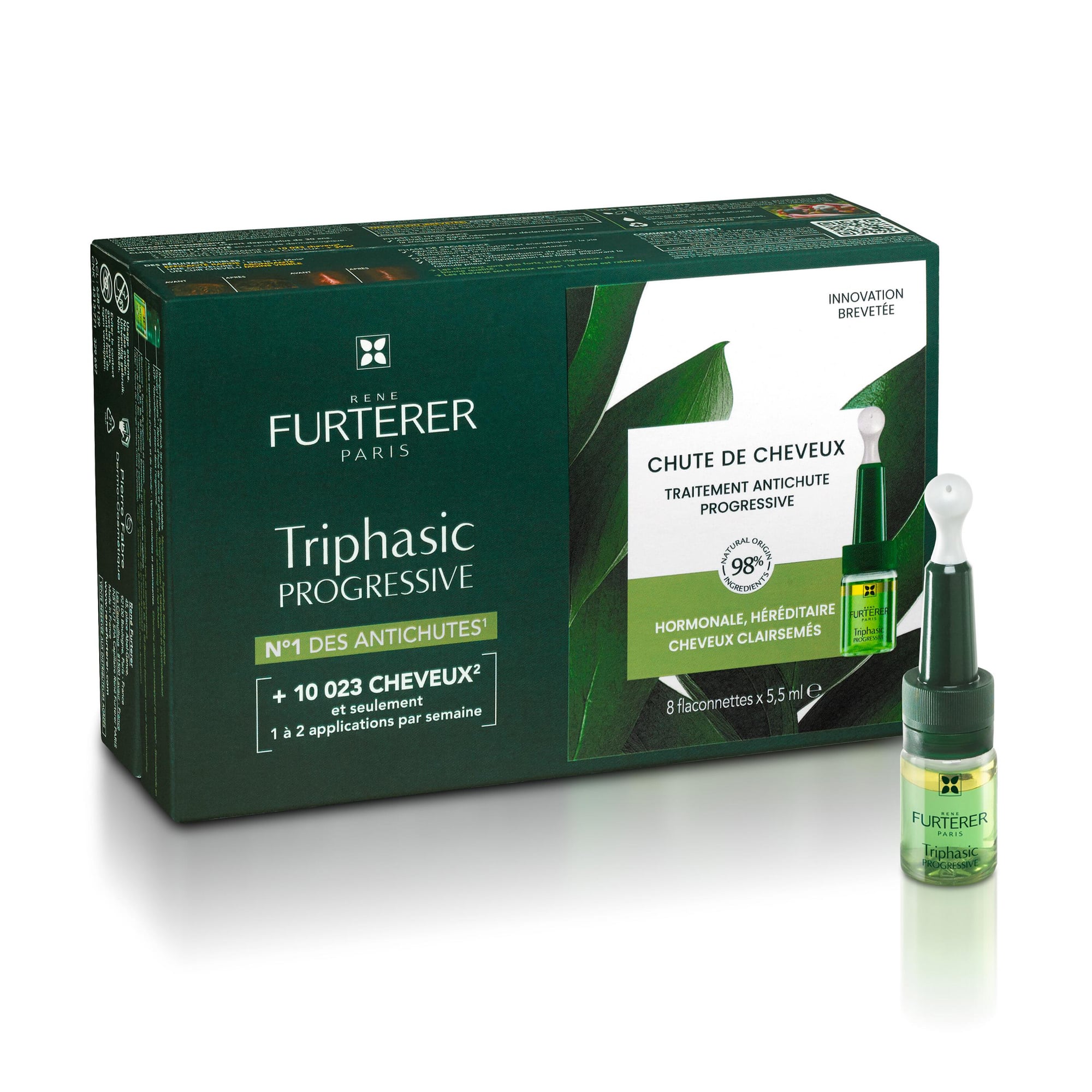 Комплекс проти випадіння волосся Rene Furterer Triphasic Progressive, 8*5.5 мл